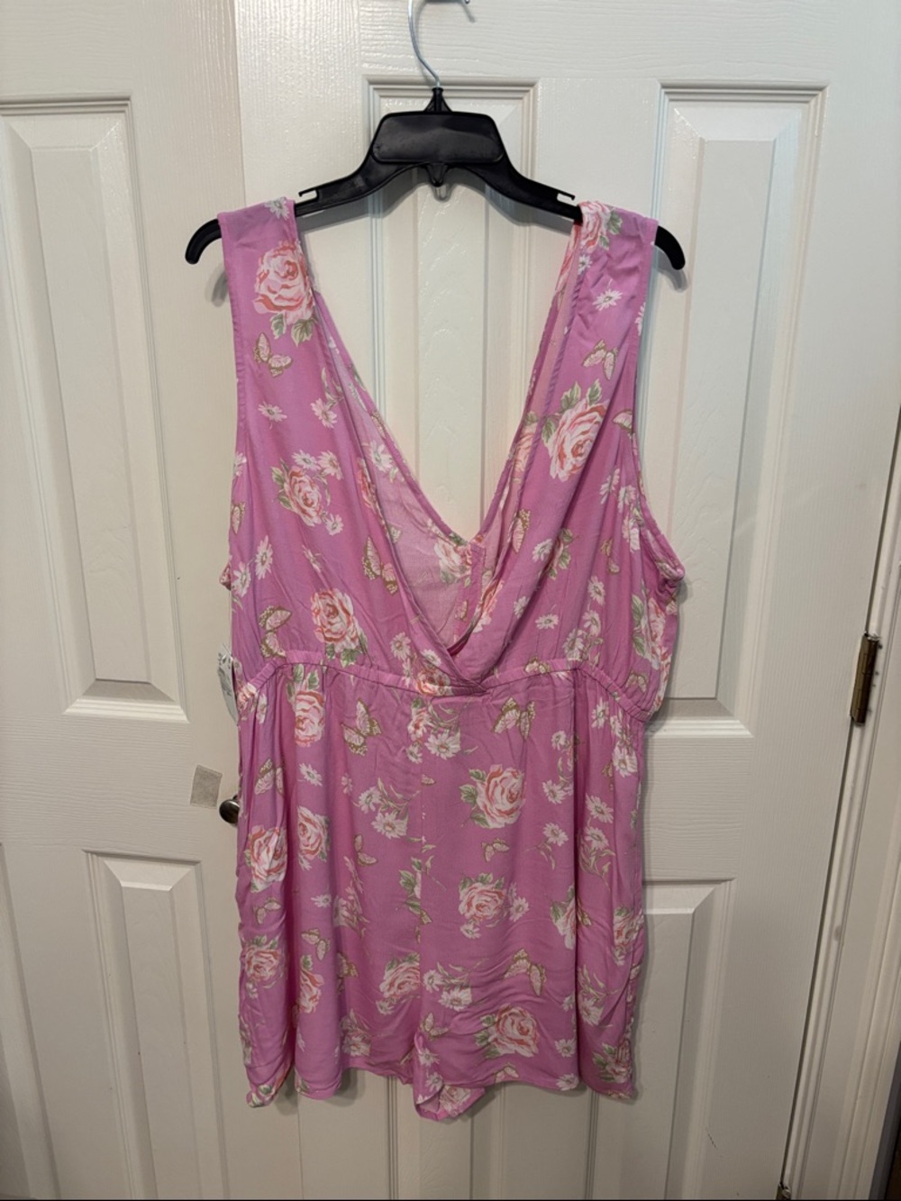 BP Plus Tank Floral Romper - Picture 5 of 8